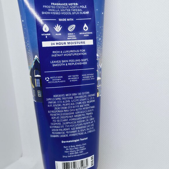 NWT BBW BODY CREAM BRIGHT CHRISTMAS MORNING, WINTER CANDY APPLE, FROSTED COCONUT - Picture 5 of 6
